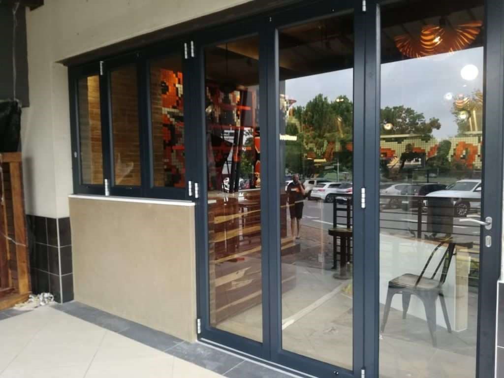RocoMamas — Shopfront & Bi-fold Servery aluminium and glass installation